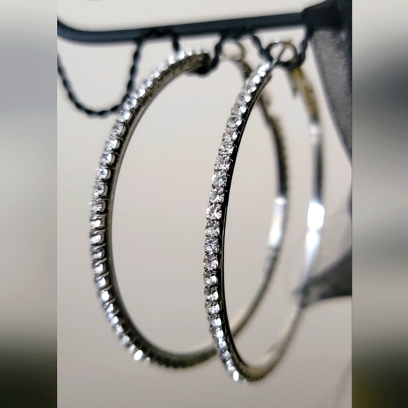 Coach bangle and silver bling earrings bundle - Picture 6 of 6